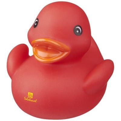 Picture of AFFIE FLOATING RUBBER DUCK in Red