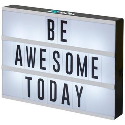 Picture of CINEMA A4 DECORATIVE LIGHT BOX in White Solid