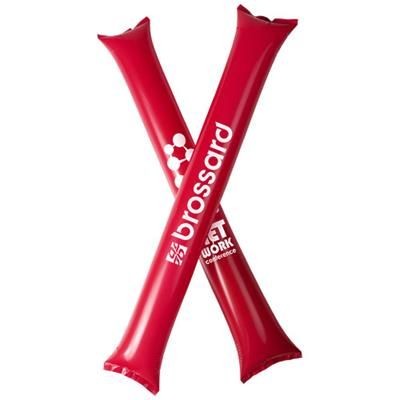 Picture of CHEER 2-PIECE INFLATABLE CHEERING STICK in Red