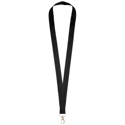 IMPEY LANYARD with Convenient Hook in Solid Black.