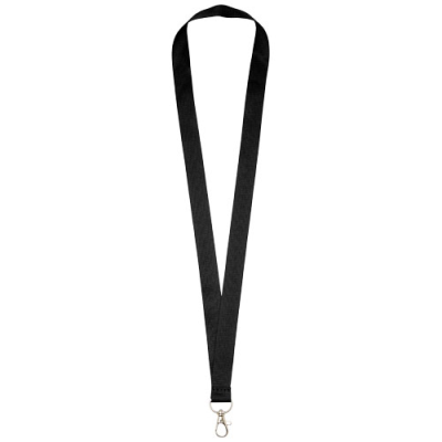 Picture of IMPEY LANYARD with Convenient Hook in Solid Black.