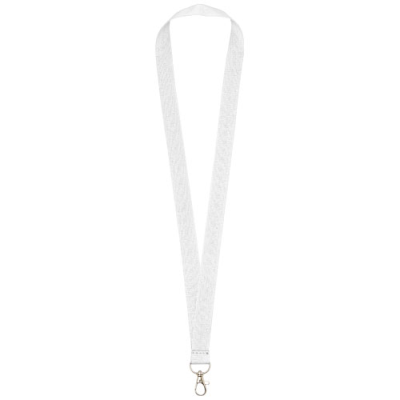 IMPEY LANYARD with Convenient Hook in White.