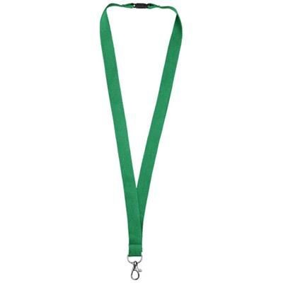 Picture of DYLAN COTTON LANYARD with Safety Clip in Green