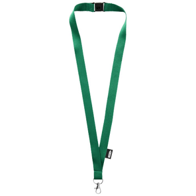 Picture of TOM RECYCLED PET LANYARD with Breakaway Closure in Green