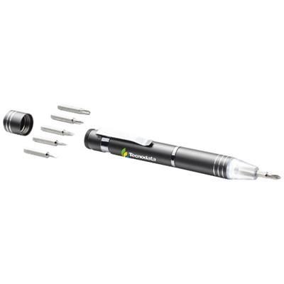 Picture of DUKE 7-FUNCTION SCREWDRIVER SET in Grey