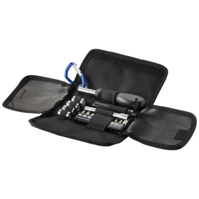 Picture of FLINT 19-PIECE TOOL SET in Solid Black & Blue