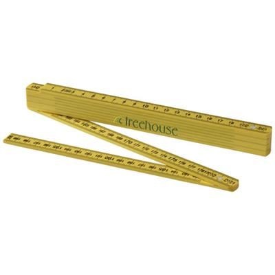 Picture of MONTY 2 METRE FOLDING RULER in Yellow