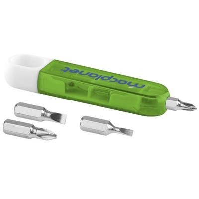 Picture of FORZA 4-FUNCTION SCREWDRIVER SET in Lime
