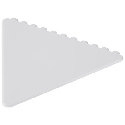 Picture of FROSTY TRIANGULAR RECYCLED PLASTIC ICE SCRAPER in White