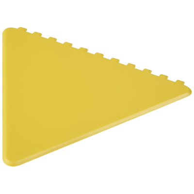 Picture of FROSTY TRIANGULAR RECYCLED PLASTIC ICE SCRAPER in Yellow