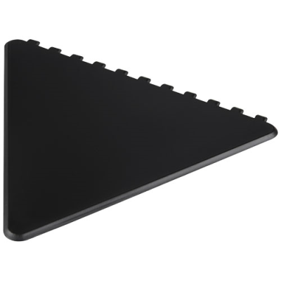 Picture of FROSTY TRIANGULAR RECYCLED PLASTIC ICE SCRAPER in Solid Black.