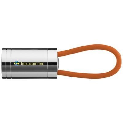 Picture of VELA 6-LED TORCH with Glow Strap in Orange