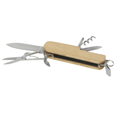 Picture of RICHARD 7-FUNCTION WOOD POCKET KNIFE in Natural