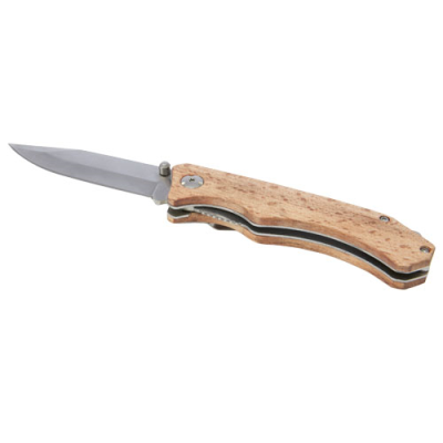 Picture of DAVE POCKET KNIFE with Belt Clip in Wood