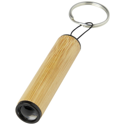 Picture of CANE BAMBOO KEYRING with Light in Natural.