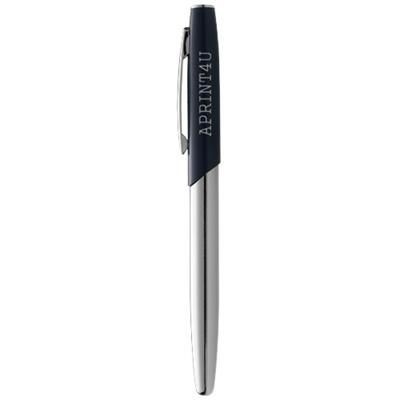 Picture of GENEVA ROLLERBALL PEN in Silver-navy