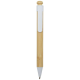 Picture of RATTAN BAMBOO AND RECYCLED PLASTIC BALL PEN (BLACK INK)