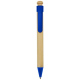 Picture of RATTAN BAMBOO AND RECYCLED PLASTIC BALL PEN (BLACK INK)