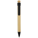 Picture of RATTAN BAMBOO AND RECYCLED PLASTIC BALL PEN (BLACK INK)