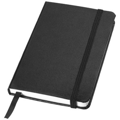 Picture of CLASSIC A6 HARD COVER POCKET NOTE BOOK in Solid Black.