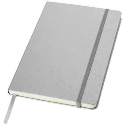 Picture of CLASSIC A5 HARD COVER NOTE BOOK in Silver.