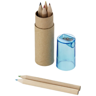 KRAM 6-PIECE COLOUR PENCIL SET in Blue.