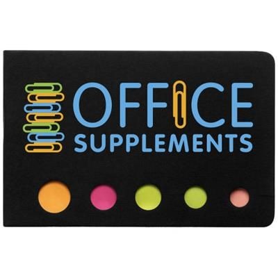 Picture of FERGASON COLOUR STICKY NOTES SET in Black Solid
