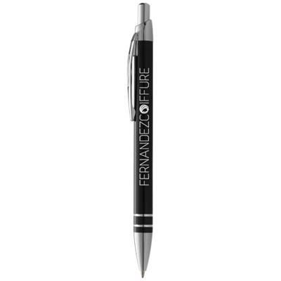 Picture of MADRID ALUMINIUM METAL BALL PEN in Black Solid