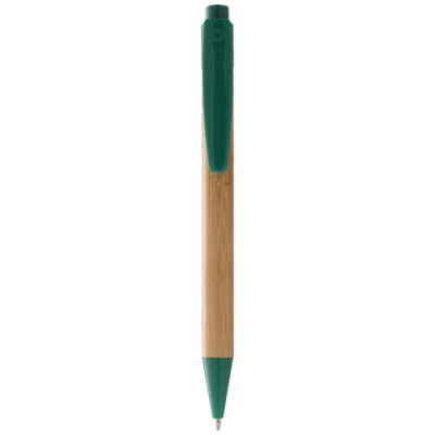 Picture of BORNEO BAMBOO BALL PEN in Natural & Green.