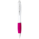 Picture of NASH BALL PEN with White Barrel & Colour Grip (Black Ink)