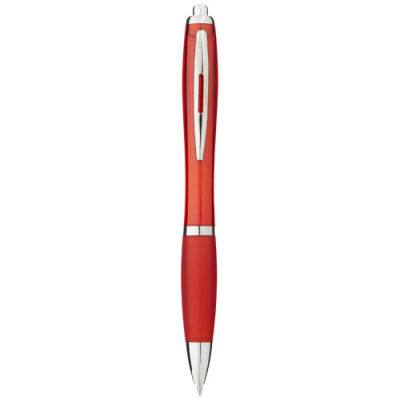 NASH BALL PEN with Colour Barrel & Grip in Red.