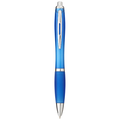 Picture of NASH BALL PEN with Colour Barrel & Grip in Aqua Blue.