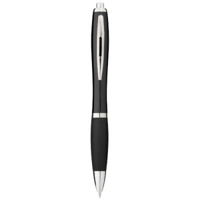 Picture of NASH BALL PEN with Colour Barrel & Grip in Solid Black.