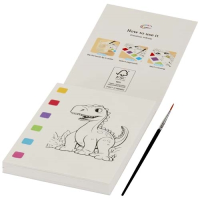 Picture of QUELL COLOURING BOOK AND WATER BRUSH PEN SET