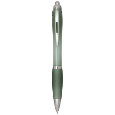 Picture of NASH RCS RECYCLED PLASTIC BALL PEN with Colour Barrel & Grip (Blue Ink)