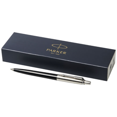 Picture of PARKER JOTTER BALL PEN in Solid Black & Silver.