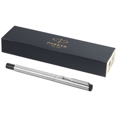 Picture of PARKER VECTOR ROLLERBALL PEN in Silver.