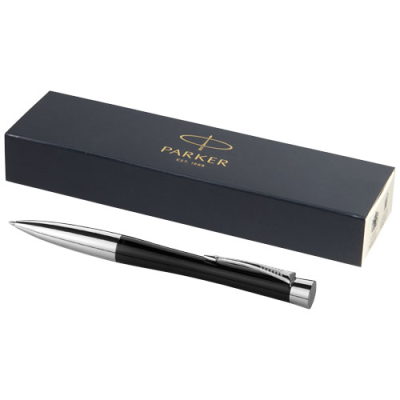 Picture of PARKER URBAN BALL PEN in Solid Black & Silver.