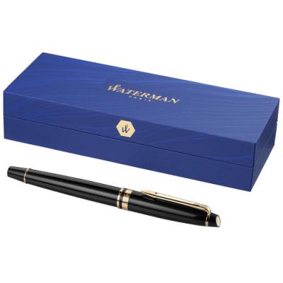 Picture of EXPERT ROLLERBALL PEN in Black Solid-gold