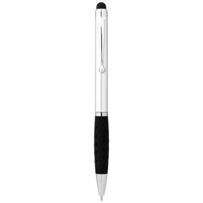 Picture of ZIGGY STYLUS BALL PEN in Silver-black Solid