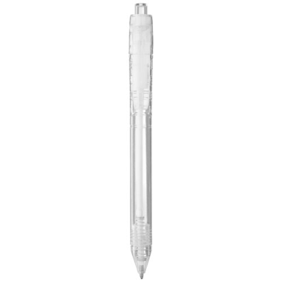 Picture of VANCOUVER RECYCLED PET BALL PEN in Clear Transparent Clear Transparent.