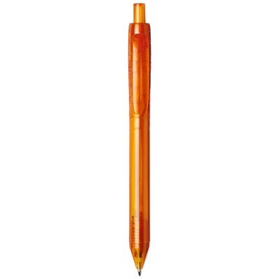 Picture of VANCOUVER RECYCLED PET BALL PEN in Clear Transparent Orange