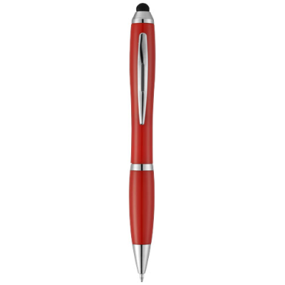 Picture of NASH STYLUS BALL PEN with Colour Grip in Red.