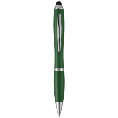 Picture of NASH STYLUS BALL PEN with Colour Grip in Hunter Green.