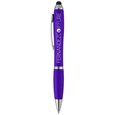 Picture of NASH STYLUS BALL PEN with Colour Grip in Purple