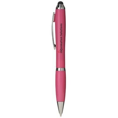 Picture of NASH STYLUS BALL PEN with Colour Grip in Pink