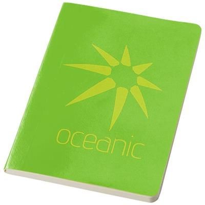 Picture of GALLERY A5 SOFT COVER NOTE BOOK in Lime