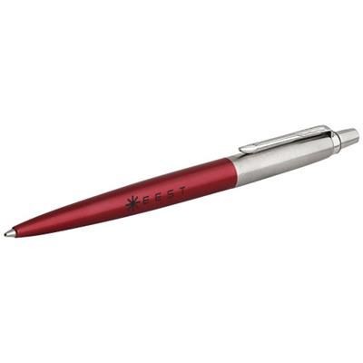 Picture of JOTTER KENSINGTON BALL PEN in Red-silver