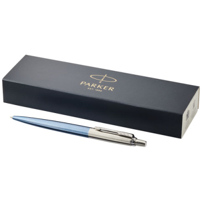 Picture of PARKER JOTTER BOND STREET BALL PEN in Light Blue & Silver