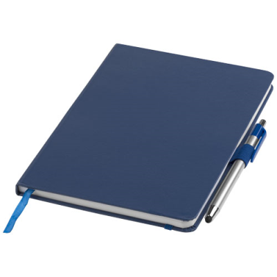 Picture of CROWN A5 NOTE BOOK with Stylus Ball PEN in Blue